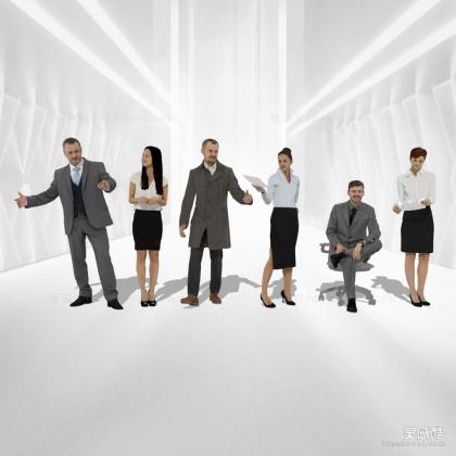 现代商务办公人物丨