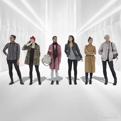 现代时尚休闲人物丨