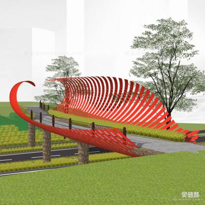 现代景观桥 异形景观桥丨