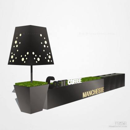 花钵花箱灯具丨