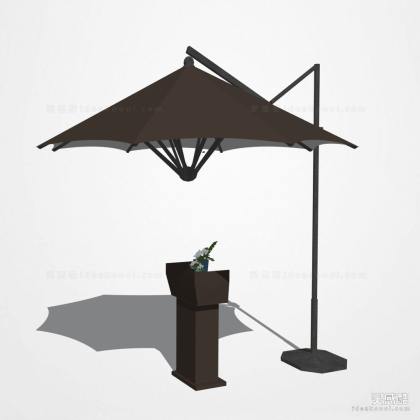 门卫岗亭遮阳伞丨