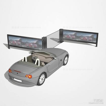 入口电动道闸 广告道闸丨