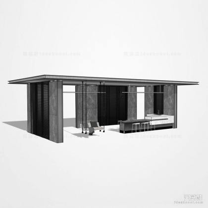 居住区景观廊架丨