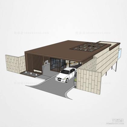 居住区入口大门丨