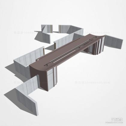 居住区入口大门丨