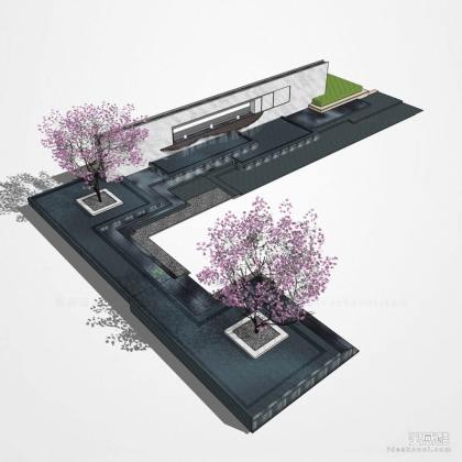 景观水景 水景墙丨