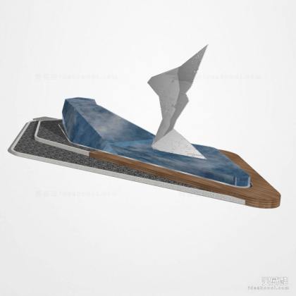 现代景观水景丨