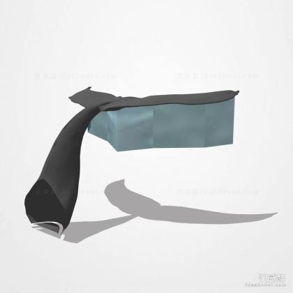 鲸鱼瀑布水景丨