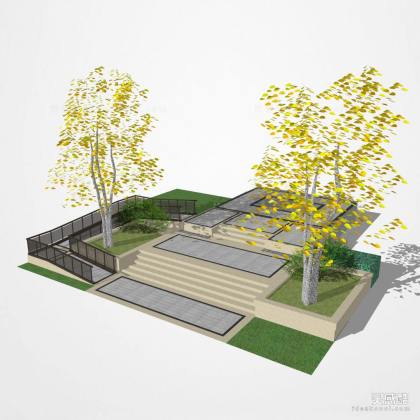 入口楼梯台阶 残疾人坡道丨