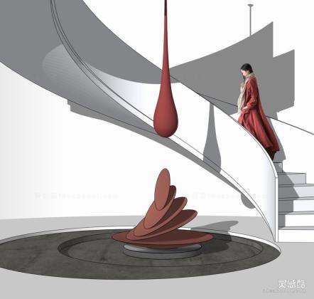 现代异形雕塑 抽象雕塑丨