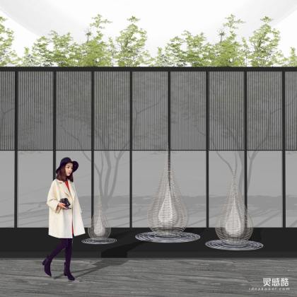 水滴雕塑 抽象雕塑丨