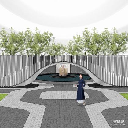 示范区入口大门丨