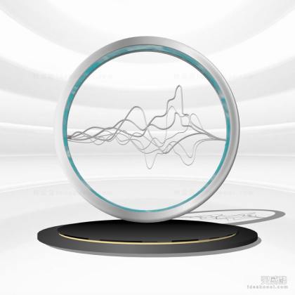 现代环形雕塑 抽象雕塑丨