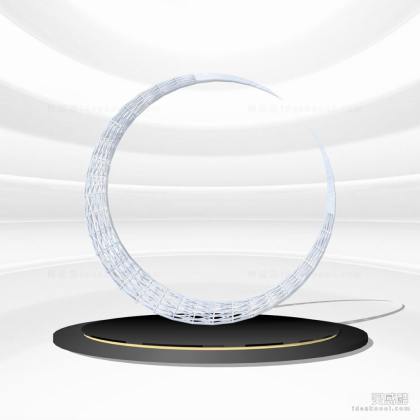 现代环形雕塑丨