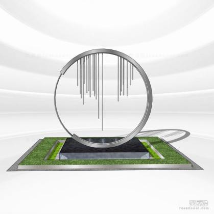 现代环形雕塑丨