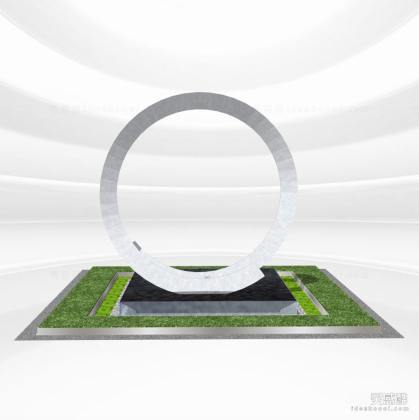 现代环形雕塑丨