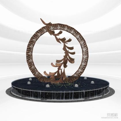 现代环形雕塑丨