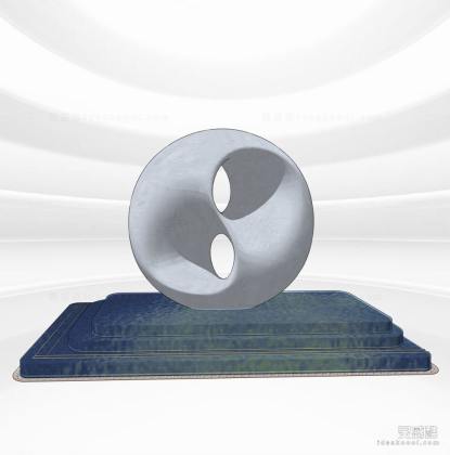 现代环形雕塑 异形雕塑丨