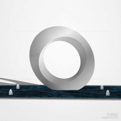 现代环形雕塑 异形雕塑丨