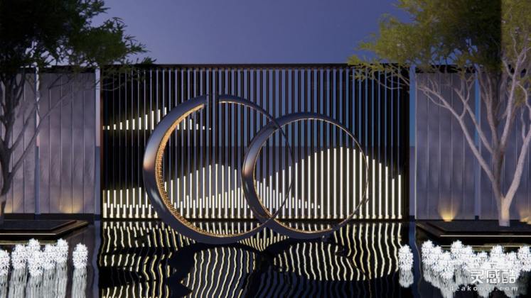 现代环形雕塑 异形雕塑丨