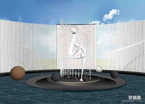 抽象人物雕塑丨