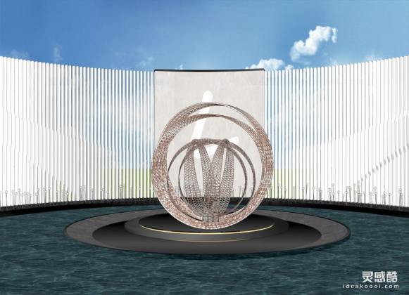 现代环形雕塑丨