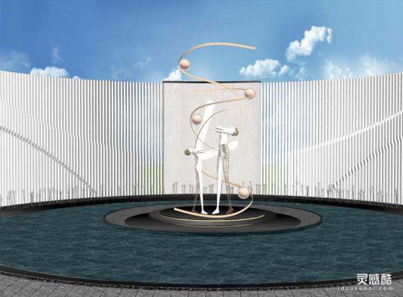 抽象人物雕塑丨