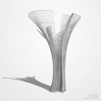 创意雕塑 异形雕塑 现代廊架丨