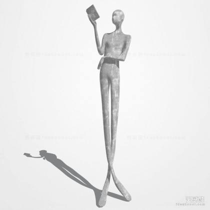 抽象人物雕塑丨