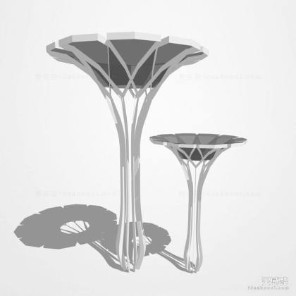 现代创意雕塑 创意廊架丨