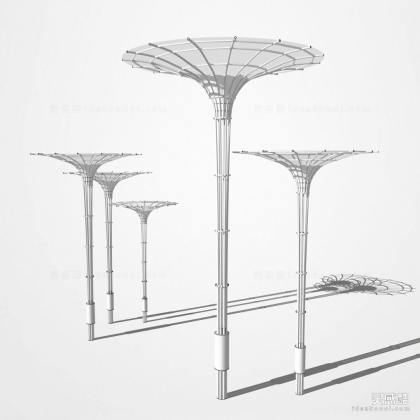 现代雕塑 艺术廊架丨
