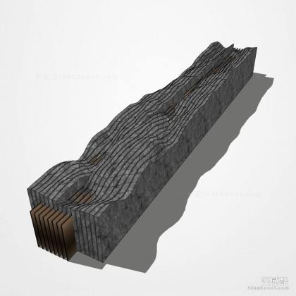 石头雕塑小品丨