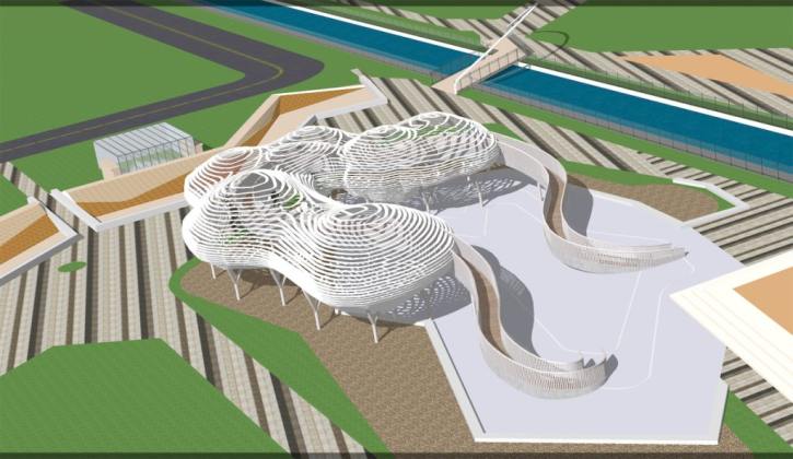 现代异形廊架丨