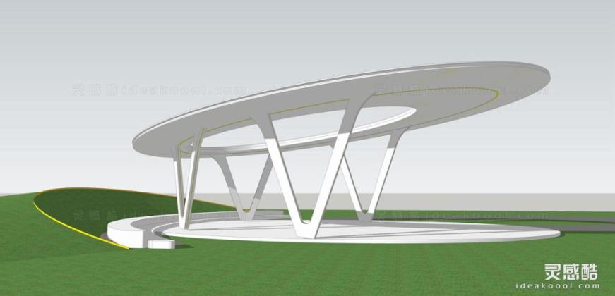 现代创意廊架丨