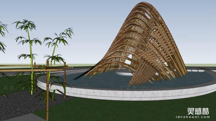 现代异形廊架丨