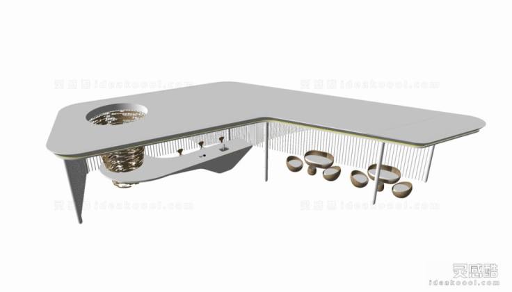 现代创意廊架丨