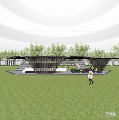 现代创意廊架丨