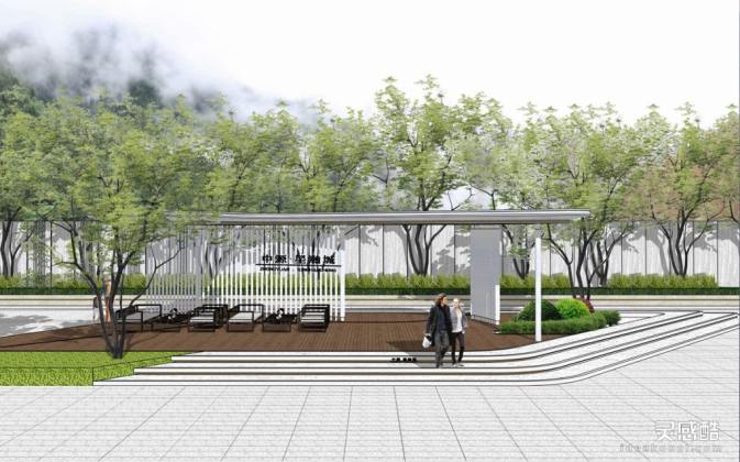 现代创意廊架丨