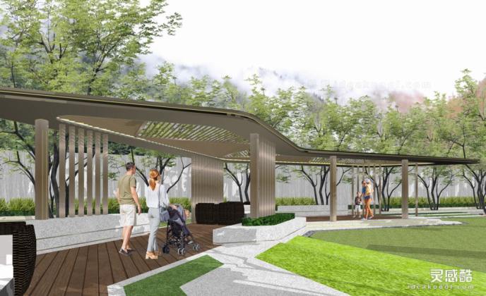 现代创意廊架丨