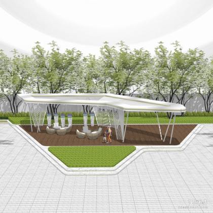 现代创意廊架丨