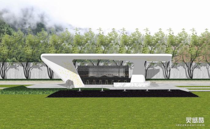 现代创意廊架 异形廊架丨