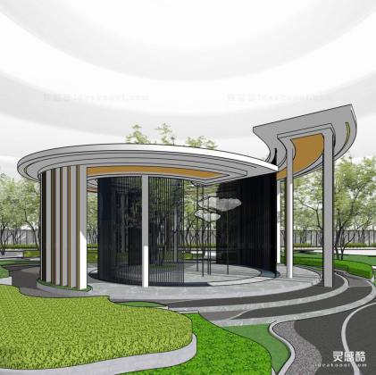 现代创意廊架丨