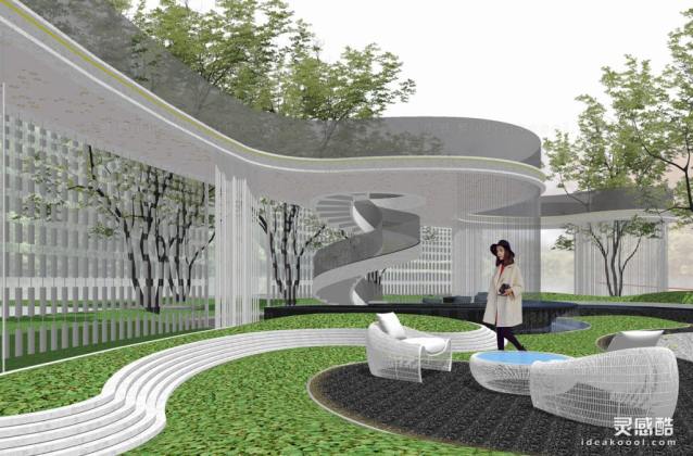 现代创意廊架丨