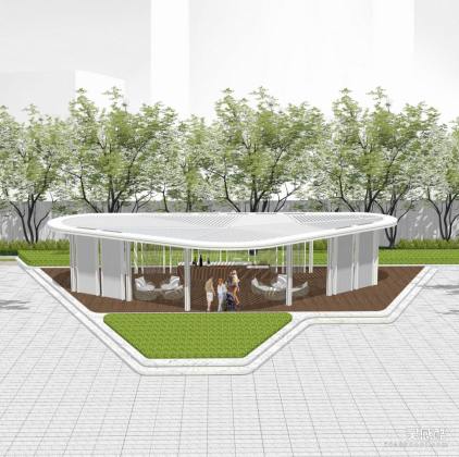 现代创意廊架丨