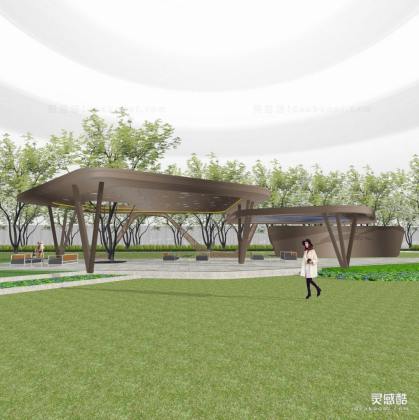 现代创意廊架丨