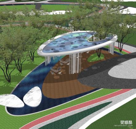 现代创意廊架丨