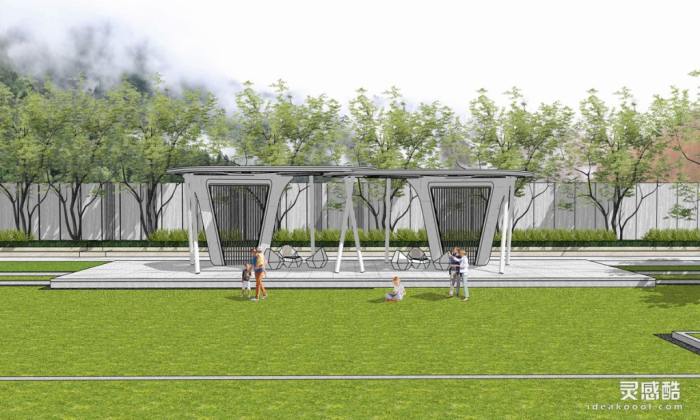 现代创意廊架丨