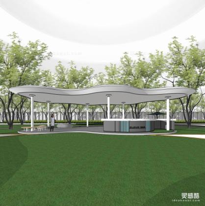 现代创意廊架丨