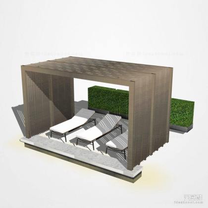 现代创意廊架丨