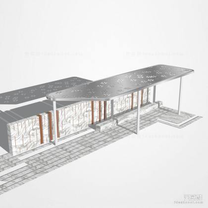 现代创意廊架丨